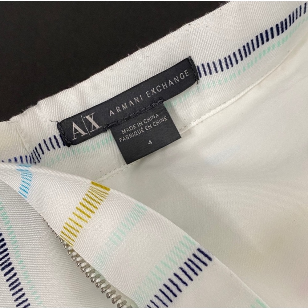 Armani Exchanged Striped Multicolor Skirt Size 4 - Picture 6 of 9